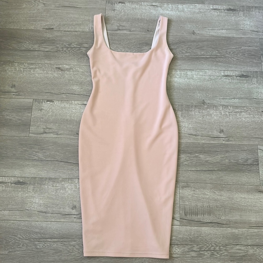 Baby Pink Midi Dress - Picture 1 of 1